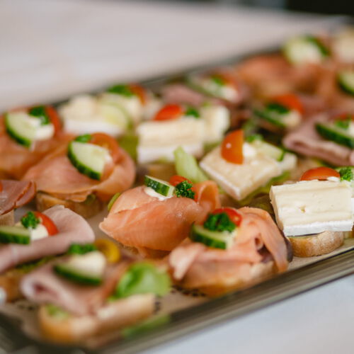 Canapés an einer Hochzeit im Bodano in Bodman