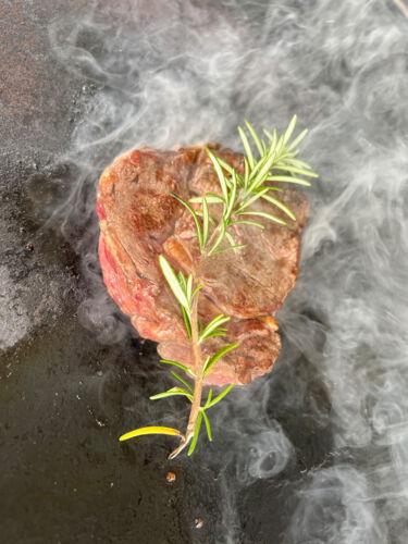 RInderfilet auf dem Grill